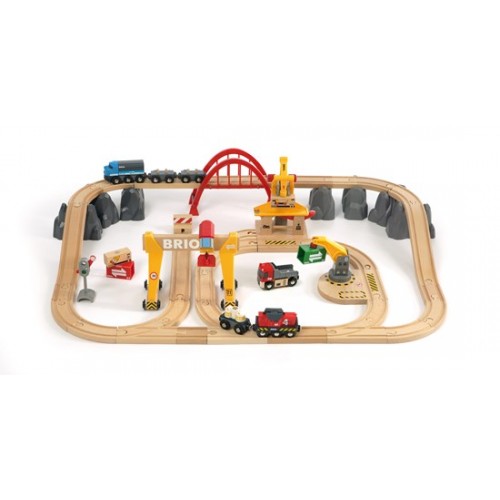 BRIO Εμπορικός Σιδηροδρομικός Σταθμός Deluxe Set (33097) BRIO Εμπορικός Σιδηροδρομικός Σταθμός Deluxe Set (33097)