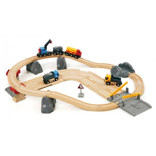 BRIO Rail & Road Loading Set (33210) BRIO Rail & Road Loading Set (33210)