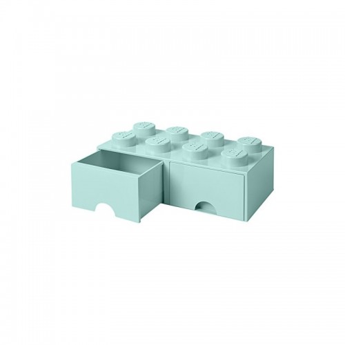 Room Copenhagen LEGO Brick Drawer 8 aquablue - RC40061742