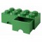Room Copenhagen LEGO Brick Drawer 8 green - RC40061734