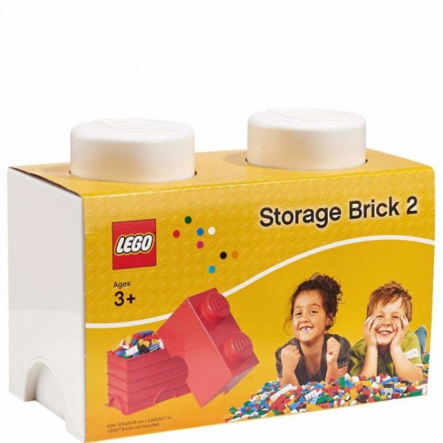 Room Copenhagen LEGO Storage Brick 2 white - RC40021735