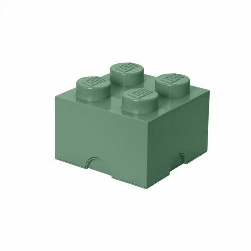Room Copenhagen LEGO Storage Brick 4 sand green - RC40031747 Room Copenhagen LEGO Storage Brick 4 sand green - RC40031747
