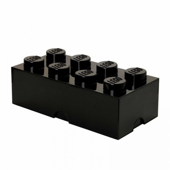 Room Copenhagen LEGO Storage Brick 8 black - RC40041733