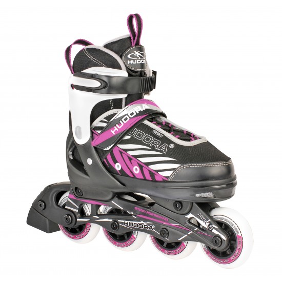 HUDORA Kinderinliner Mia, Gr. 33-36, black/purple 28136