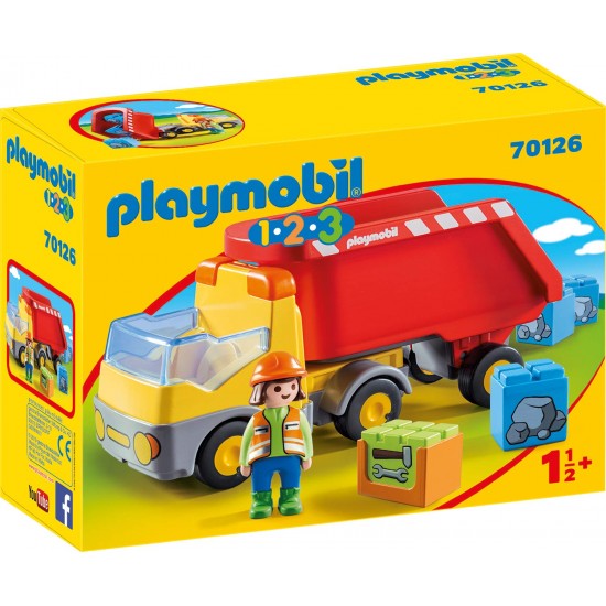 PLAYMOBIL 1.2.3: Dump Truck (70126)