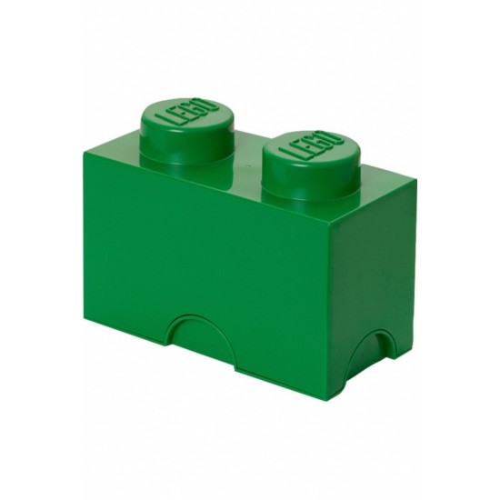 Room Copenhagen LEGO Storage Brick 2 green - RC40021734