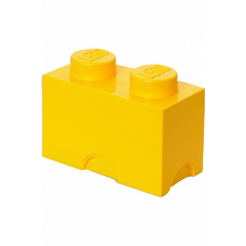 Room Copenhagen LEGO Storage Brick 2 yellow - RC40021732