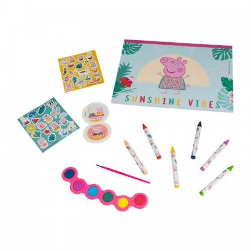 As Company Σετ Ζωγραφικής Διάφανη Τσάντα Peppa Pig (1023-68002)