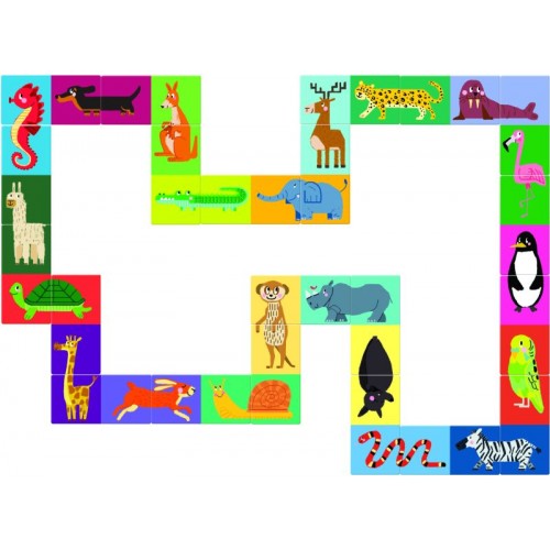 Εξυπνούλης Ντόμινο Ζωάκια & Αριθμοί (1024-63272)