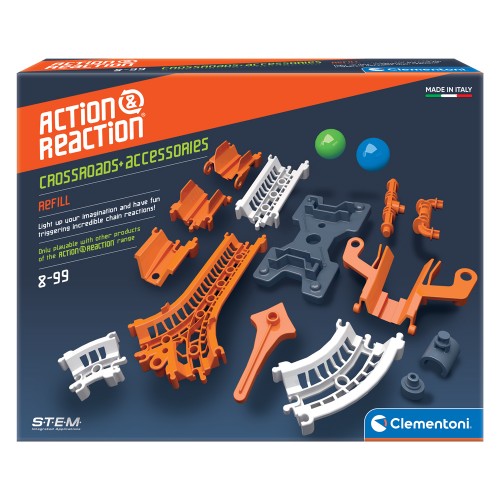 AS Μαθαίνω & Δημιουργώ Action & Reaction Σετ Ράγες Με Διασταυρώσεις (1026-19167)
