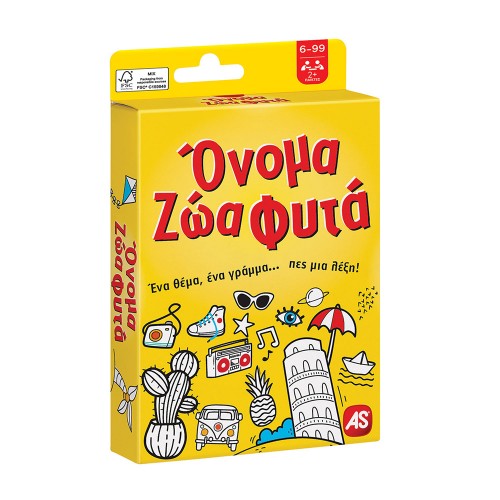 AS Παιχνίδι Με Κάρτες: Όνομα Ζώα Φυτά (1040-21405)