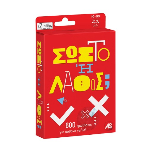 AS Επιτραπέζιο Παιχνίδια Με Κάρτες: Σωστό ή Λάθος (1040-21407)