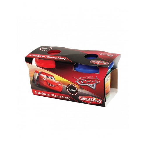 As Company  Σετ 2 Βαζάκια Πλαστελίνης Cars (1045-03546)