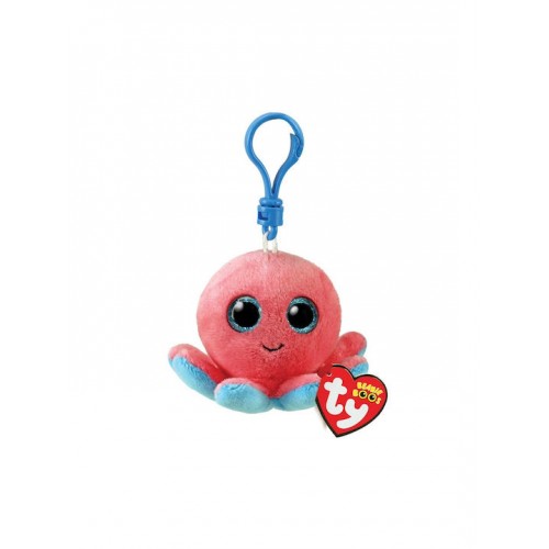 AS TY Beanie Boos Sheldon Χνουδωτό Κλιπ Χταπόδι Κοραλί 8.5 εκ. (1607-35255) AS TY Beanie Boos Sheldon Χνουδωτό Κλιπ Χταπόδι Κοραλί 8.5 εκ. (1607-35255)