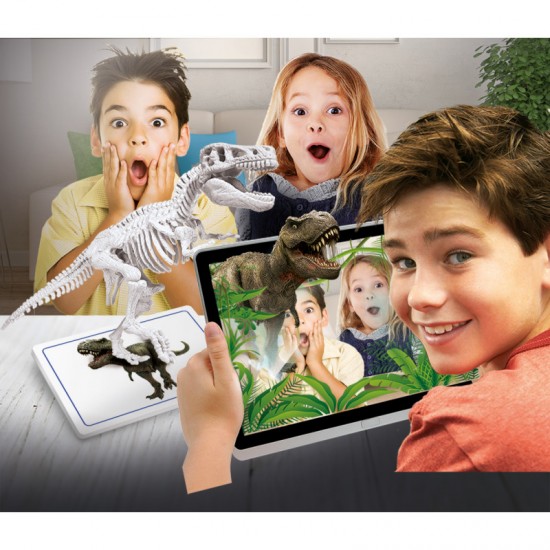 AS Company - Μαθαίνω Και Δημιουργώ, T-Rex & Τρικεράτωψ Επαυξημένη Πραγματικότητα Fluo (1026-63403)