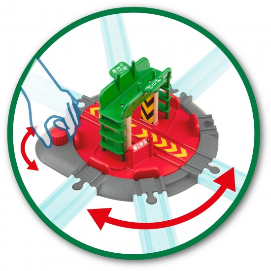 Πικάπ ατμομηχανής BRIO με γέφυρα ελέγχου, τρένο (33476)