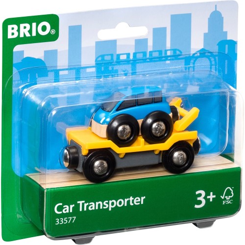 Μεταφορέας αυτοκινήτων BRIO World με ράμπα, όχημα παιχνίδι (33577)