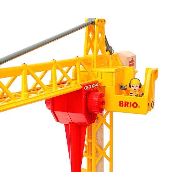 BRIO Μεγάλος γερανός κατασκευής με φως (33835)