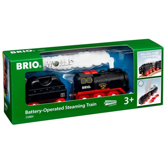 Brio Battery-Operated Steaming Train (33884)