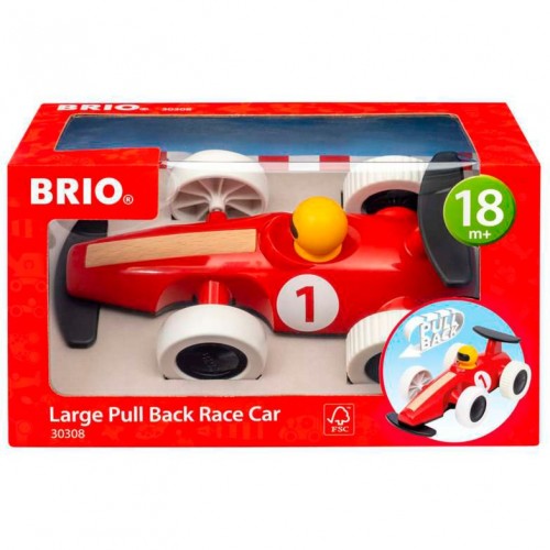 BRIO Μεγάλο αγωνιστικό αυτοκίνητο με κινητήρα έλξης, παιχνίδι-όχημα (63030800)