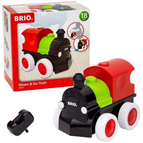 Τρένο BRIO Push & Go με ατμό, παιχνίδι-όχημα (63041100)
