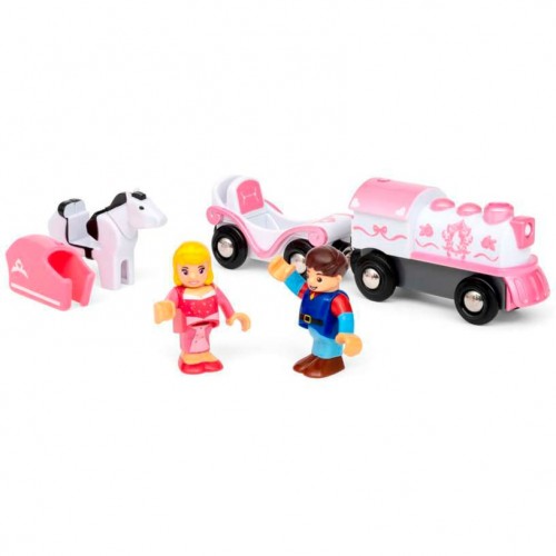 Ατμομηχανή BRIO Disney Princess Sleeping Beauty, παιχνίδι-όχημα (63225700)