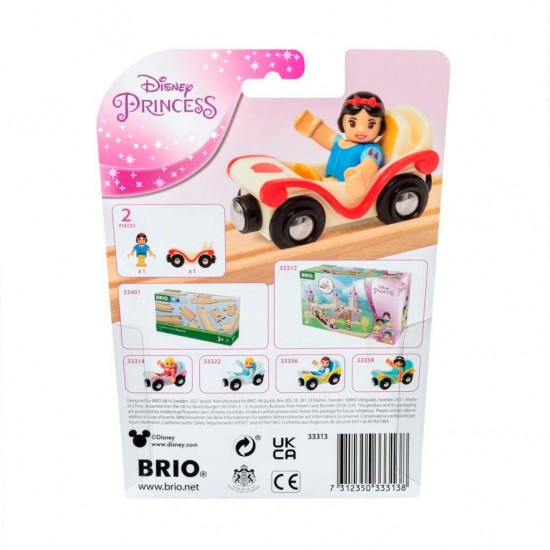 BRIO Disney Princess Snow White με βαγόνι, όχημα παιχνίδι (63331300)