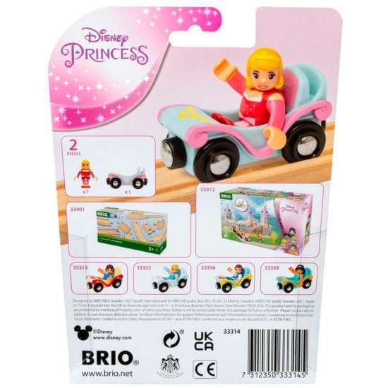 BRIO Disney Princess Sleeping Beauty με βαγόνι, όχημα παιχνίδι (63331400)