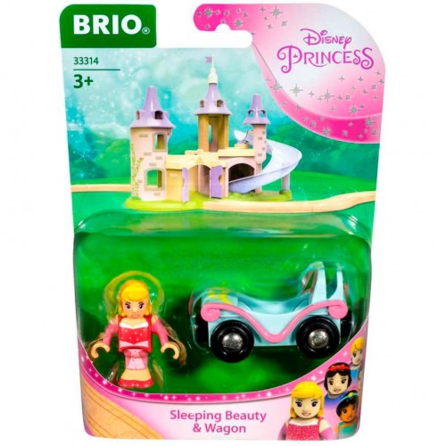 BRIO Disney Princess Sleeping Beauty με βαγόνι, όχημα παιχνίδι (63331400)