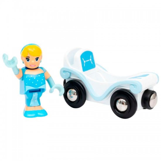 BRIO Disney Princess Cinderella με βαγόνι, όχημα παιχνίδι (63332200)