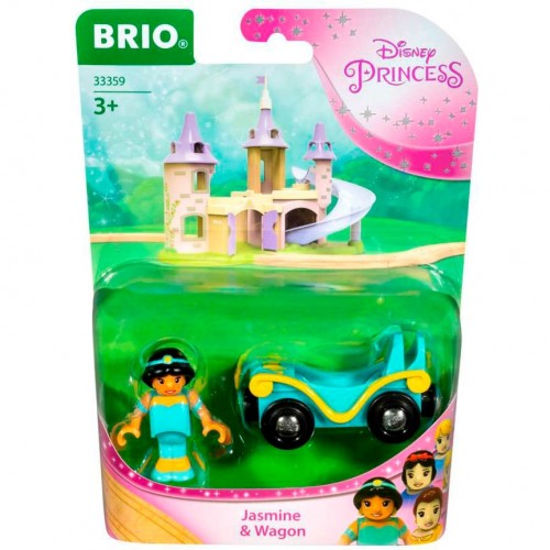 BRIO Disney Princess Jasmine με βαγόνι, όχημα παιχνίδι (63335900)