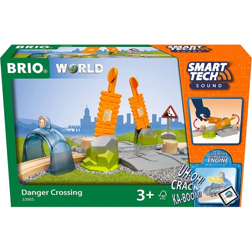 BRIO Smart Tech Αξεσουάρ Σιδηρόδρομου με Ήχο - Πορτοκαλί (33965)