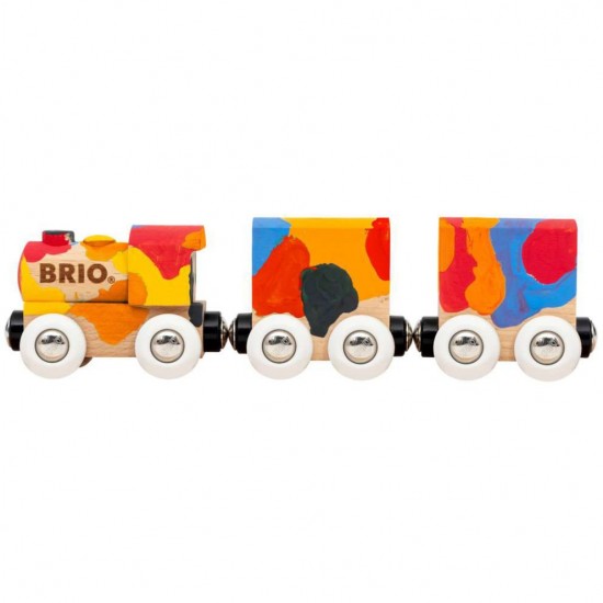 BRIO World ξύλινο τρένο για ζωγραφική, όχημα παιχνίδι (63600600)