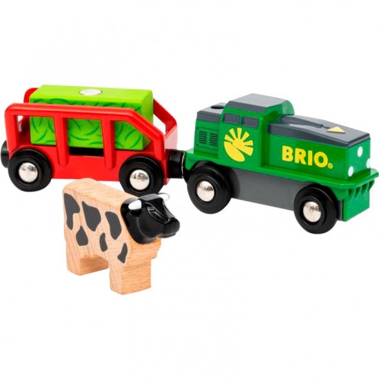 BRIO World Φάρμα Τραίνο Παιχνίδι (63601800)