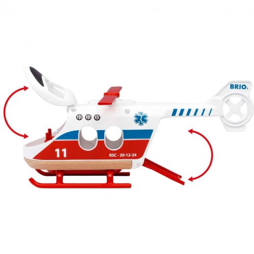 Ελικόπτερο διάσωσης BRIO World, όχημα παιχνίδι (63602200)