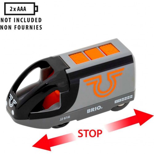 BRIO World πορτοκαλί-μαύρο επιβατικό τρένο (63604700)