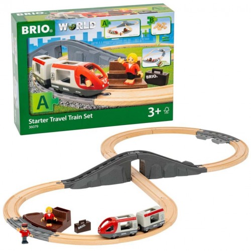 Σετ εκκίνησης επιβατικού τρένου BRIO World A, τρένο (63607900)