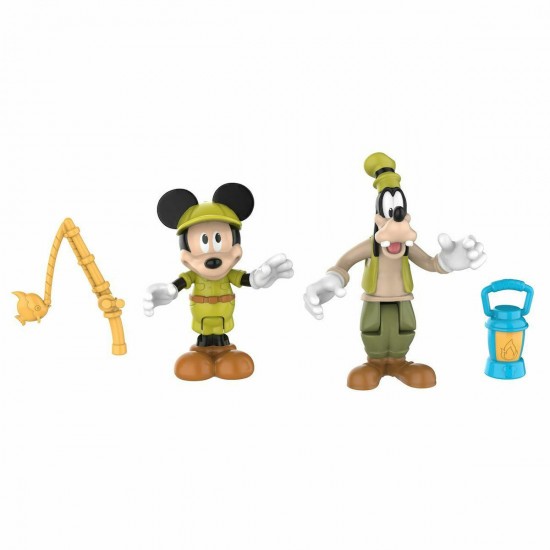 Giochi Preziosi Set 2 Φιγούρες Με Αρθρώσεις 7,5cm Mickey - Goofy (MCC04520)
