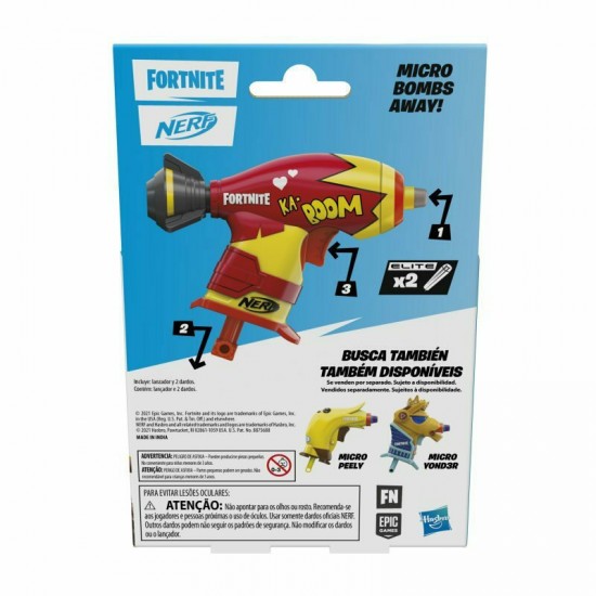Hasbro Nerf Microshots: Fortnite - Micro Bombs Away! (F0458)
