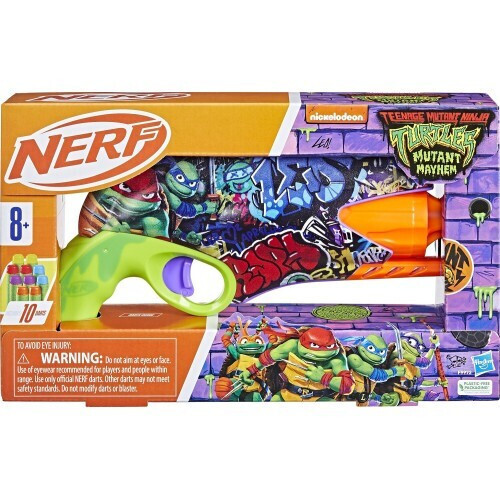 Hasbro Nerf Teenage Mutant Ninja Turtles Mutant Mayhem Blaster (F9972)
