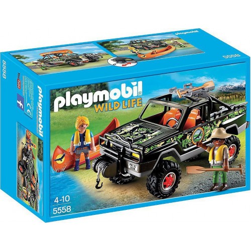 Playmobil Wild Life Όχημα με Κανό(5558)