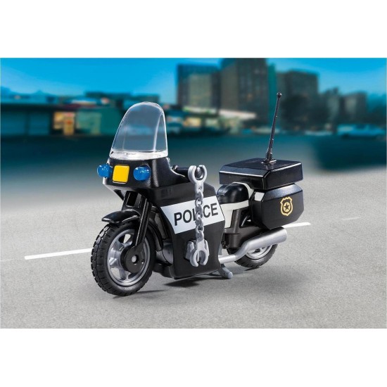 Playmobil CITY ACTION Βαλιτσάκι Αστυνόμος με μοτοσικλέτα (5648)