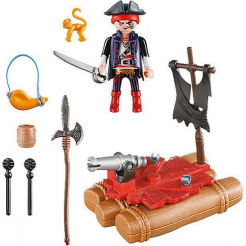 Playmobil Pirates- Βαλιτσάκι Πειρατής με σχεδία (5655)