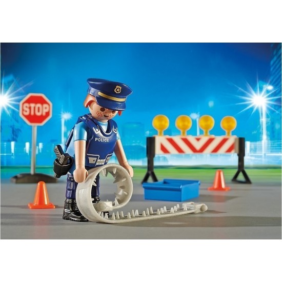 Playmobil City Action Οδόφραγμα Αστυνομίας (6924)