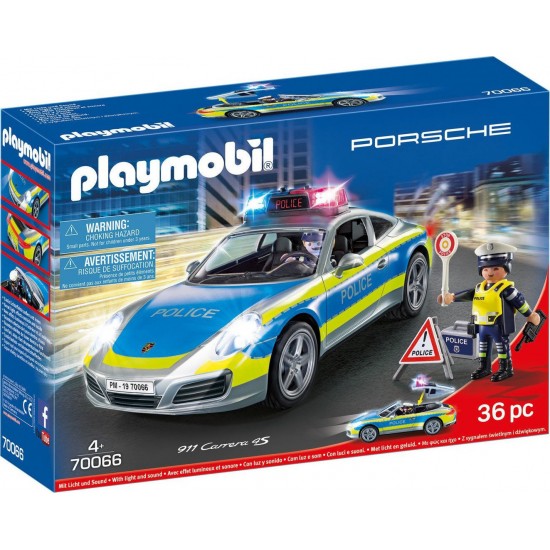 Playmobil Porsche 911 Carrera 4S Αστυνομικό Όχημα (70066)