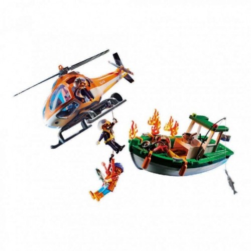 Playmobil City Action- Επιχείρηση Πυροσβεστικής - Διάσωση στη θάλασσα (70491)