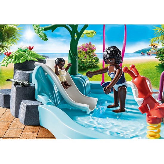 Playmobil Family Fun Children's Pool with Slide (70611)