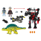 Playmobil Dino Rise Αγκυλόσαυρος με μαχητή εναντίον ρομπότ (70626)