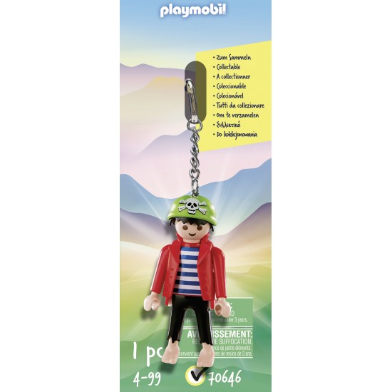 Playmobil Plus Μπρελόκ Πειρατής Rico (70646)