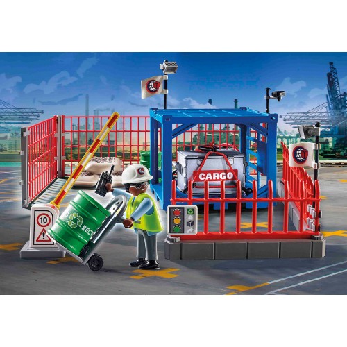 Playmobil City Action Σταθμός cargo (70773)